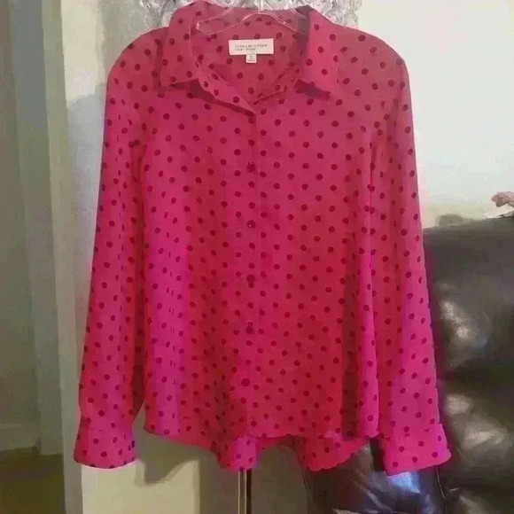 Jones New York Blouse long sleeve Size: PL - Picture 1 of 4